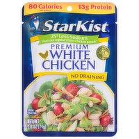 Starkist Premium White Chicken Ls Pouch, 2.6 Ounce