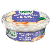 Good Foods Caramelized Onion and Gruyere Cheese Dip, 8 Ounce