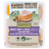 Greenfield Smoked Turkey and Cheese Lunch Kit, 2.9 Ounce