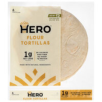 Hero 8-Inch Flour Tortillas, 9.3 Ounce