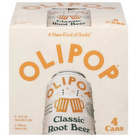 Olipop Classic Root Beer, 4 Each