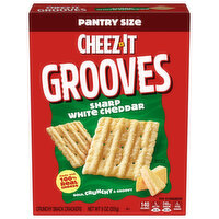 Cheez-It Cheese Crackers, Crunchy Snack Crackers, Lunch Snacks, Sharp White Cheddar, 9 Ounce