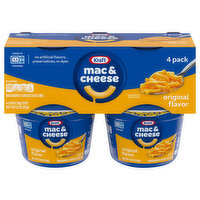 Kraft Ez Mac Cups Original 4pk, 8.2 Ounce