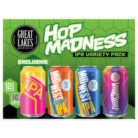 Great Lakes Brewing Company, Hop Madness IPA Variety, 12 Each