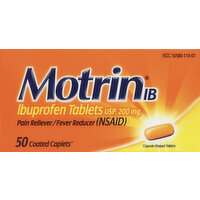 Motrin Ib Caplet, 50 Each