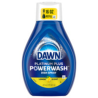 Dawn Platinum Powerwash Lemon Refill, 16 Ounce