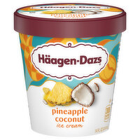 Haagen-Dazs Pineapple Coconut Ice Cream, 14 Fluid ounce