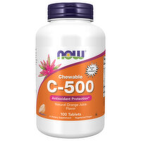 Now C-500, Tablets Orange, 100 Each