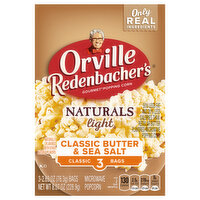 Orville Redenbacher's Naturals Light Classic Butter And Sea Salt, 3 Each