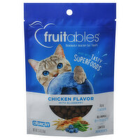 Fruitables Cat Treats Chicken Flavor with Blueberry, 2.5 Ounce