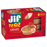 Jif Peanut Butter To Go Creamy, 8 Each