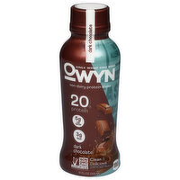 OWYN Protein Drink Dark Chocolate, 12 Ounce