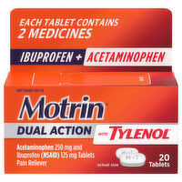 Motrin Dual Action With Tylenol, 20 Each