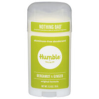 Humble Deodorant Bergamot And Ginger, 2.5 Ounce