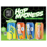 Great Lakes Brewing Company, Hop Madness IPA Variety, 12 Each