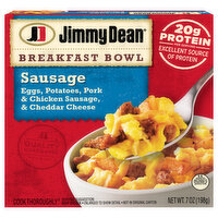 Jimmy Dean Sausage Breakfast Bowl, Frozen, 8 Ounce