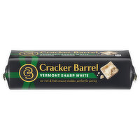 Cracker Barrel Vermont Sharp White Cheddar Cheese, 8 Ounce
