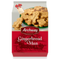 Archway Holiday Gingerbread Man Cookies, 10 Ounce