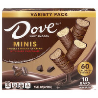 Dove Minis Vanilla & Mocha with Dark Chocolate, 10 Each