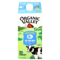 Organic Valley Ultra Pasteurized 0% Fat Milk, 64 Ounce