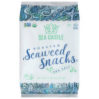 Sea Castle Seaweed Snacks, Sea Salt, Roasted, 0.35 Ounce