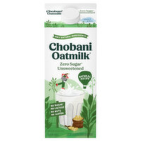 Chobani Oat Drink, Zero Sugar, Plain, 52 Ounce