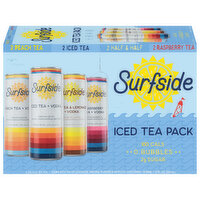 Stateside, Surfside Iced Tea Vodka Variety Pack, USA, 8 Each