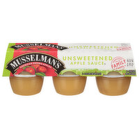 Musselman's Apple Sauce, Unsweetened, 6 Each
