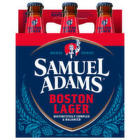 Samuel Adams Boston Lager Beer Bottles, 6 Each