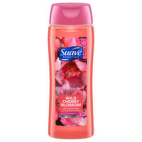 Suave Body Wash Essentials Wild Cherry Blossom, 18 Ounce