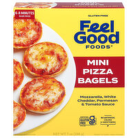 Feel Good Foods Mini Pizza Bagels, 7 Ounce