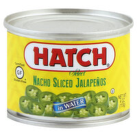 HATCH Select Nacho Sliced Jalapenos In Water, 4 Ounce
