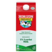 Horizon Organic 1% Lowfat High Vitamin D Milk, 64 Ounce