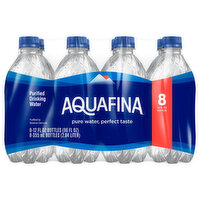 Aquafina Packaged Water , Unflavored, 8 Each