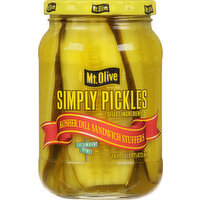 Mt. Olive Simply Pickles, Kosher Dill Sandwich Stuffers, 16 Ounce