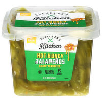 Cleveland Kitchen Hot Honey Jalapenos, 16 Ounce