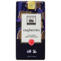 Endangered Species Bar 72% Dark Chocolate Raspberries, 3 Ounce