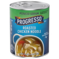 Progresso Reduced Sodium, Roasted Chicken Noodle Soup, 18.5 Ounce
