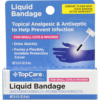 Topcare Liquid Bandages, 0.3 Ounce