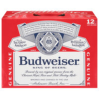 Budweiser Beer, 12 Each