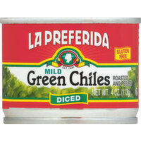 La Preferida Green Chiles, Mild, 4 Ounce