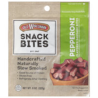 Old Wisconsin Snack Bites Pepperoni, 8 Ounce