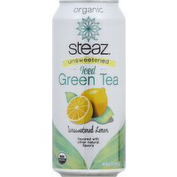 Steaz Antioxidant Brew Tea, Unsweetened Lemon, 16 Ounce