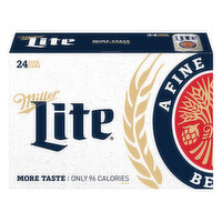Miller Lite Beer, Cans, 24 Each