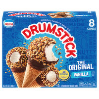 Drumstick Classic Vanilla Ice Cream Cones, 8 Each