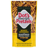 Dot's Pretzels Pretzel Twists, Honey Mustard Seasoned, 16 Ounce