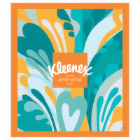 Kleenex Tissues, Anti-Viral Cube Box, 55 Each