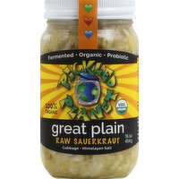 Pickled Planet Great Plain Sauerkraut, 16 Ounce