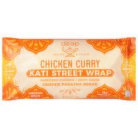 Deep Indian Kitchen Chicken Curry Kati Street Wrap, 5 Ounce