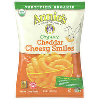 Annie's Cheesy Baked Corn Puffs, Certified Organic, 4 Ounce